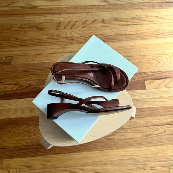 Mason Margiela brown leather sandal - Picture 3 of 3